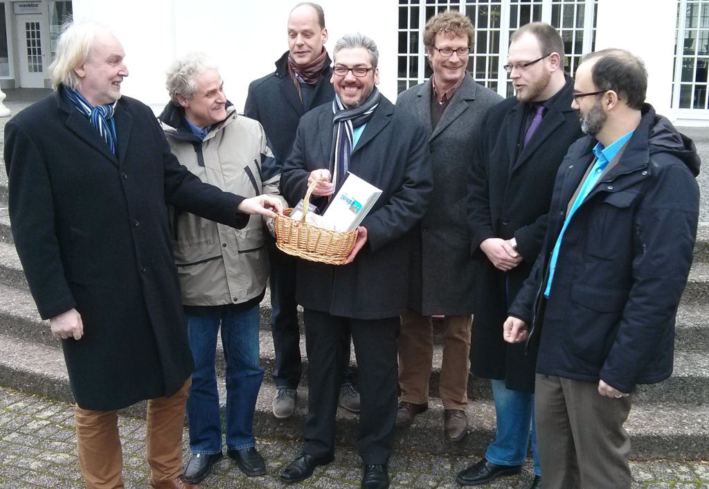 Präsentation des Bürgermeisterkandidaten im Kurpark Bad Oeynhausen - 23.01.2015