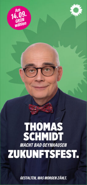 Thomas Schmidt macht Bad Oeynhausen zukunftsfest. Gestalten, was morgen zählt.