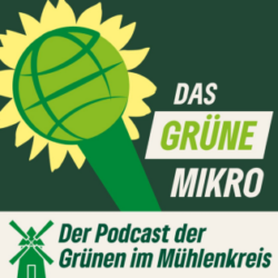Logo des Podcast - Das Grüne Mikro: Der Podcast der Grünen im Mühlenkreis