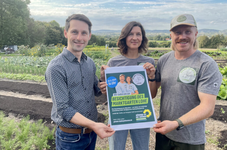 Die Grünen laden ein zur Besichtigung des Marktgarten Lohe